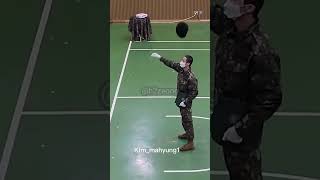 BTS member jin completes basic training and will serve as teaching assistant at Training centre ❤️