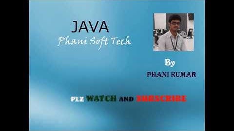 Basic Java Interview Questions by phani kumar - phani soft tech