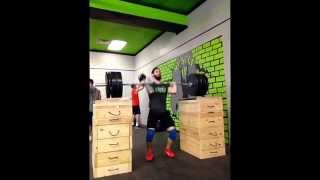 Failed 265 split jerk