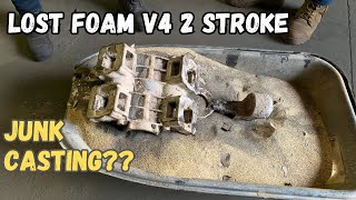 Lost Foam Casting - V4 350cc Engine