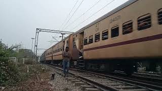 15767 Siliguri jn Alipurduar intercity express departing from Siliguri jn with Siliguri WDP4 in lead