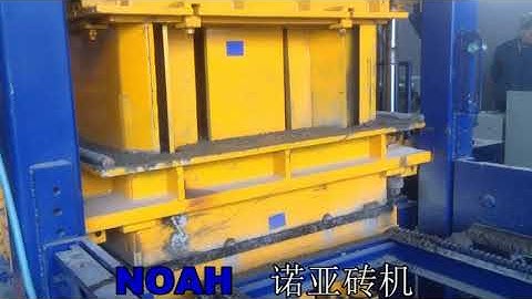 Noah QT9-15 Block Machine Making River Retaining Block