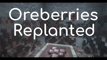Oreberries Replanted mod in Minecraft