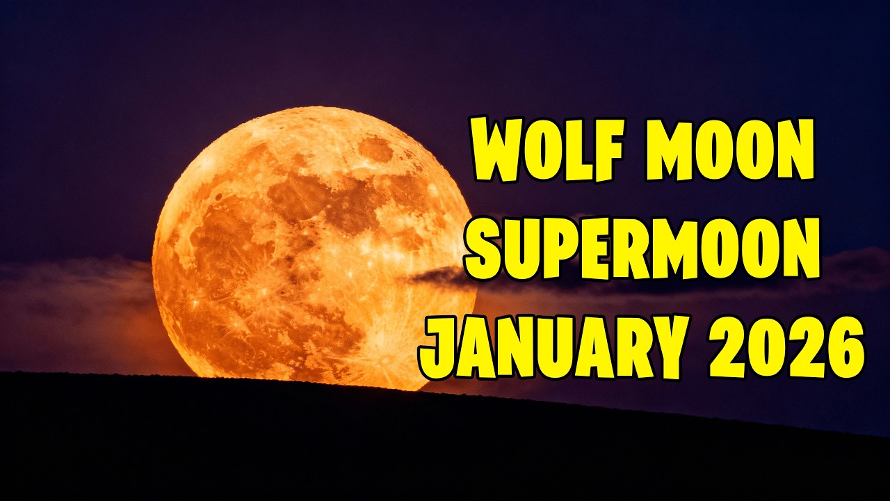 When Is the Full Moon? | Wolf Moon Supermoon January 2026 Explained ...