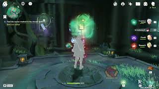 Find the secret stashed in the Arcane Archive Quest
