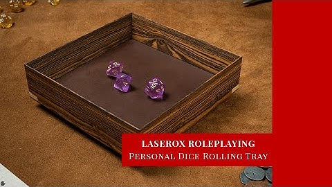 Personal Dice Rolling Tray