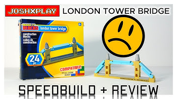 NOT FAKE LEGO! Make-it Blocks London Tower Bridge Speedbuild and Review
