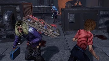 Nancy Vs Twins @ East Raccoon City Police Department - Survivor Gameplay - Dead By Daylight