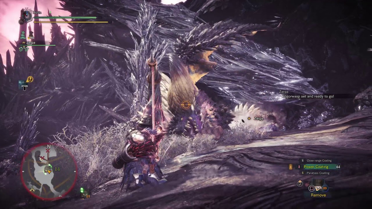 MH:World - Nergigante Crit Draw Bow DP spam (3'21'')