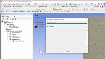 FEA Project Video 3: Mesh, Run, and Results