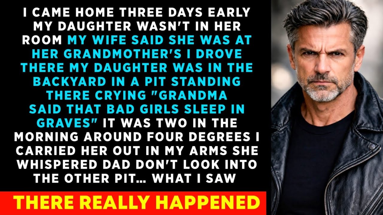 I Returned Home Before The Mission, My Daughter Stood In The Hole And Quietly Said 