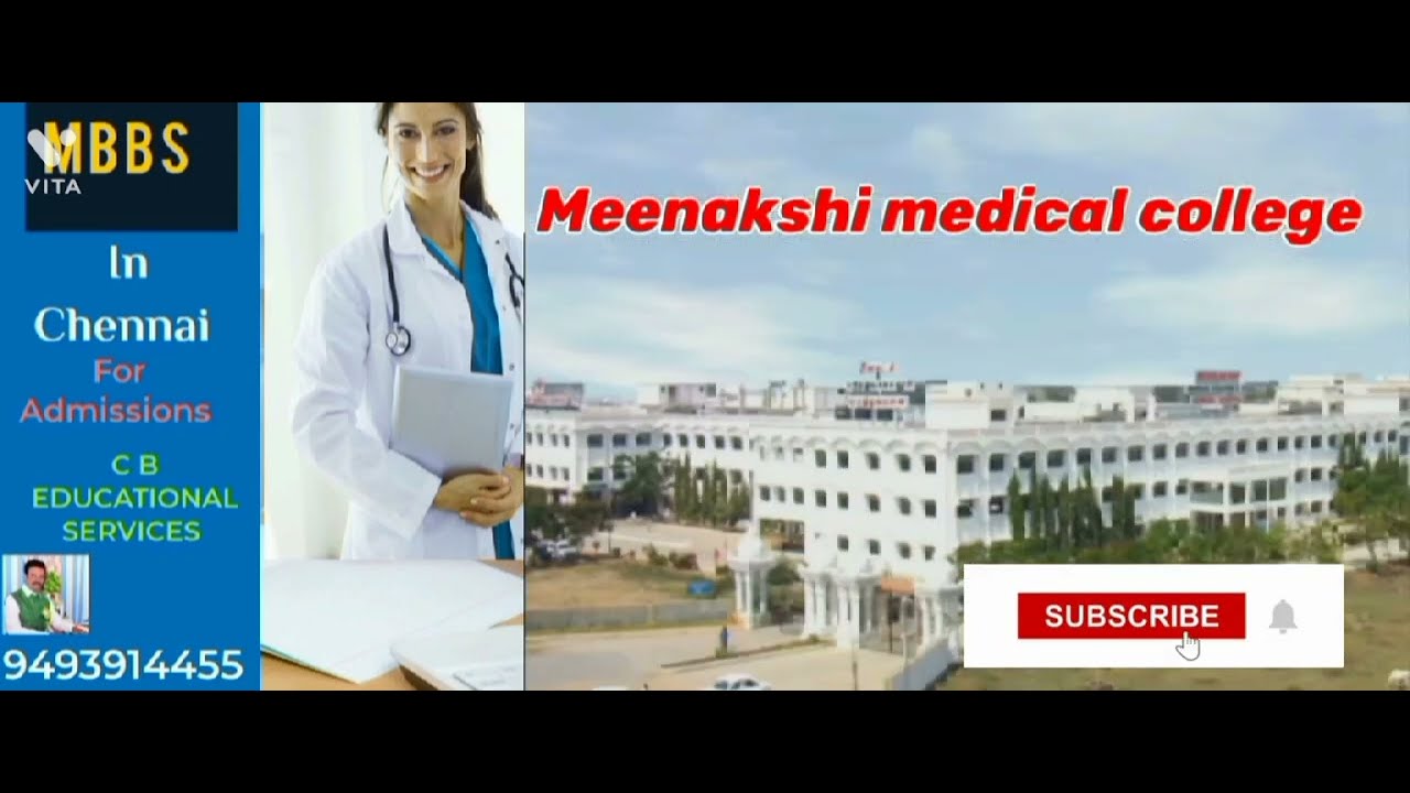 Meenakshi Medical College Chennai YouTube