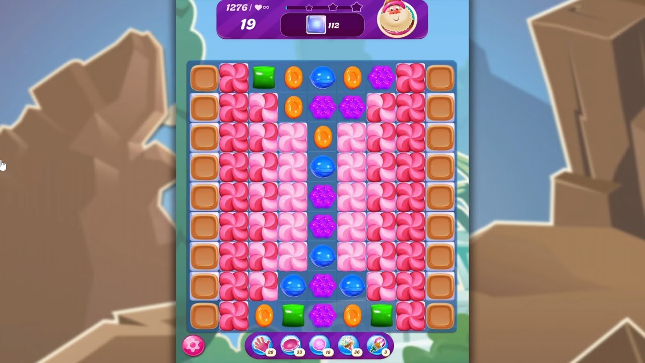 Candy Crush Saga LEVEL 1276 NO BOOSTERS (new version)🐟☑️ - YouTube