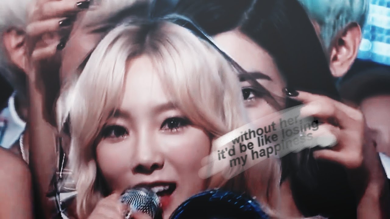taeny » without her, it'd be like losing my happiness