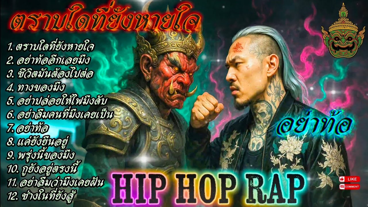 🔥รวมเพลงแร็พฮิปฮอป🔥ตราบใดที่ยังหายใจ - อย่าท้อ✌ #SadRap #HipHopอกหัก #Rapซึ้งกินใจ #rap #hiphop