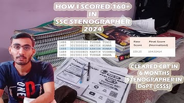 How I cleared SSC Stenographer within 1 year | STENO IN CSSS | My complete strategy #sscexams