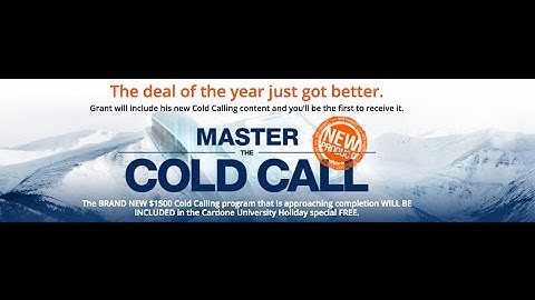 Cold Call Sales Secrets Demonstrated LIVE Grant Cardone