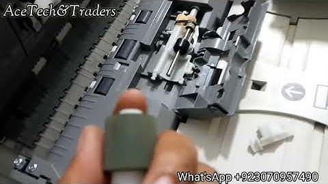 Xerox 5855 ADF Paper Jam Solved Changing ADF Rubber