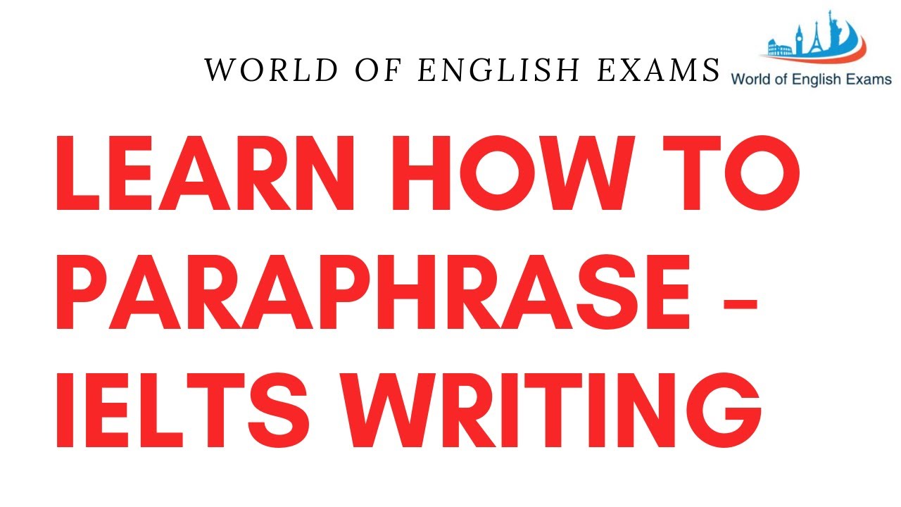 paraphrasing sentences exercises with answers ielts