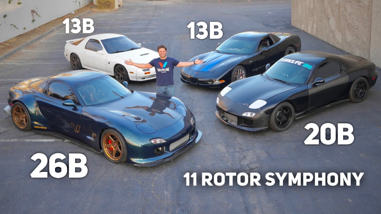 All the Rotaries revving for New Years! Which sounds the best?