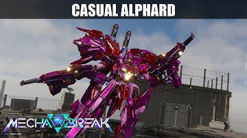 Mecha BREAK - Alphard MVP: Casually flying around