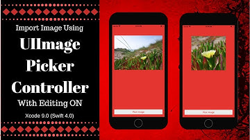 Import An Image From Photo Library In XCode 9 (Swift 4.0)