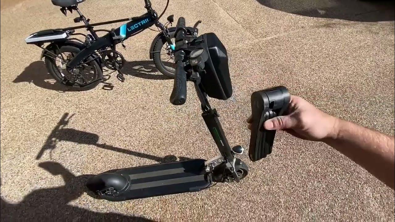 FoldyLock Mini Folding Bike Lock Review, Compact, strong bike or