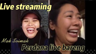 Perdana live bareng Mak Soimah