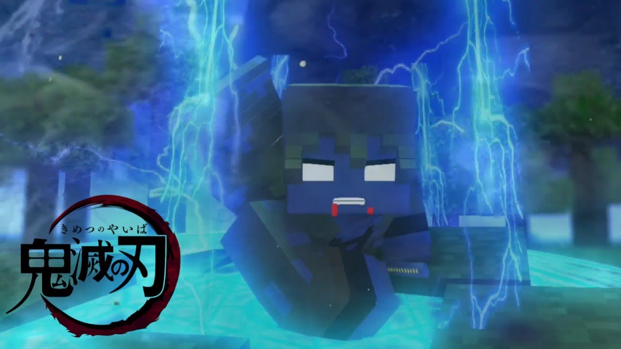 Demon Slayer Zenitsu Vs Spider Demon (Minecraft Version) YouTube