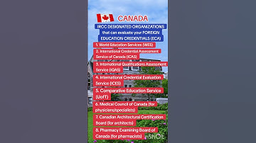 Need Education Credential Assessment (ECA) report for  Canada Immigration purposes? #eca