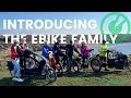Meet the family who all ride electric bikes