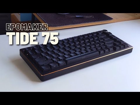 EPOMAKER Tide 75 黒モデルのフロント文字仕様 EPOMAKER Tide 75 黒モデルのフロント文字仕様