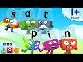 Letter Sounds S A T P I N 📖 | Lesson One - Phonics Made Easy | @officialalphablocks