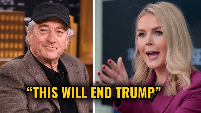 Karoline Leavitt UNLOADS On Robert De Niro During LIVE TV Appearance - YouTube