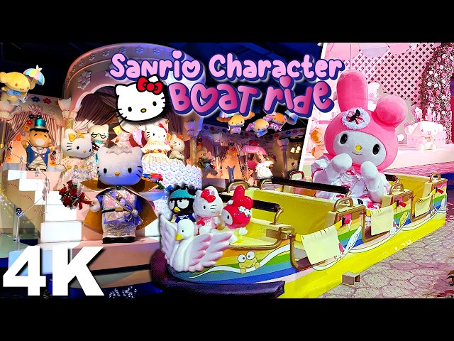 Sanrio Character Boat Ride [On-Ride 4K POV] - Sanrio Puroland