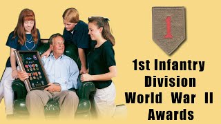 1st Infantry Division, WW 2 Veterans' of the Big Red One Patch, Crest, Basic Medals and Unit Awards!