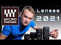 My most used micro four thirds lenses in 2021! Metabones Speedbooster options included!