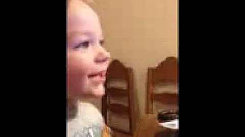 19 month old, Ryatt Michael DeMars, singing cutest...