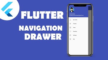 Navigation Drawer UI Design with Flutter | Flutter UI Design | Speed Code