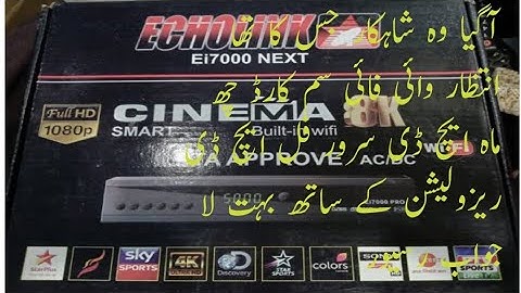 satellite hd receiver ecolink i7000 6 mhnth hd line sim card spotted best quality product03037049649