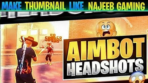 How to make thumbnail like najeeb gaming || Edit thumbnail like najeeb gaming on android 🔥🔥
