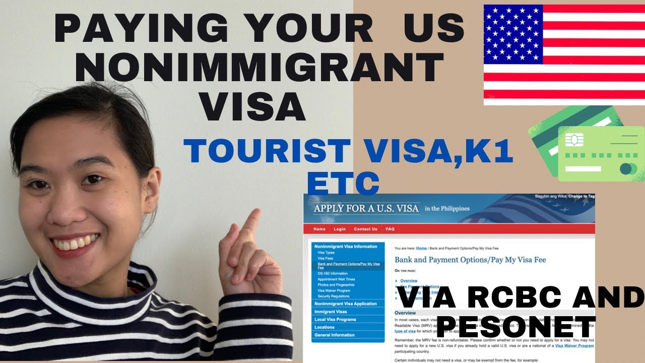 how to pay us visit visa fee