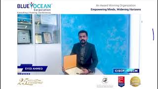 Student Testimonial - CISCP/CISCM - Syed Ahmed