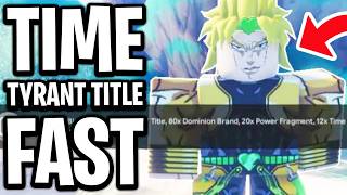 How To Get Time Tyrant Title FAST In Sailor Piece Roblox - Full Guide
