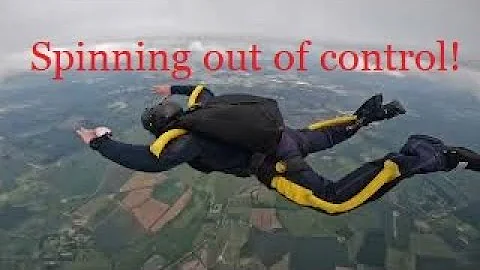 Accelerated FreeFall AFF level 3 & 4 - 90 Degree Turns UK Parachuting Sibson Airfield