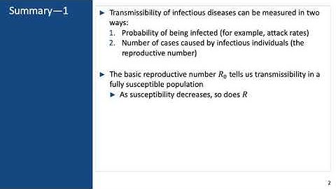 Summary of Basic Epidemic Dynamics