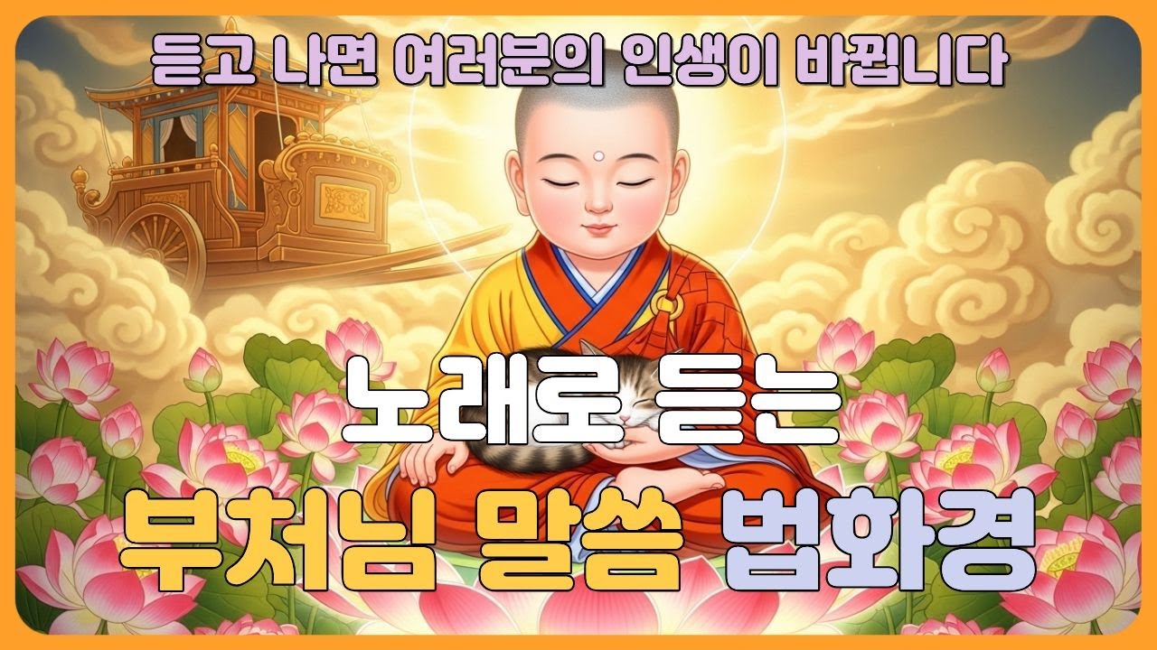 신나는 노래로 듣는 법화경 | 당신도 성불할 수 있습니다 🙏 겸손과 지혜의 '묘법연화경' 3곡