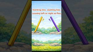 The Slanting Line Song  | KG WALI #kids #lettersoundssongforkids #kgwali #nurseryrhymes #kidssongs