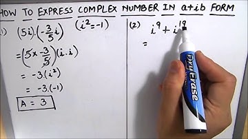 How to express complex number in the form of a+ib / Complex Numbers / Polar form