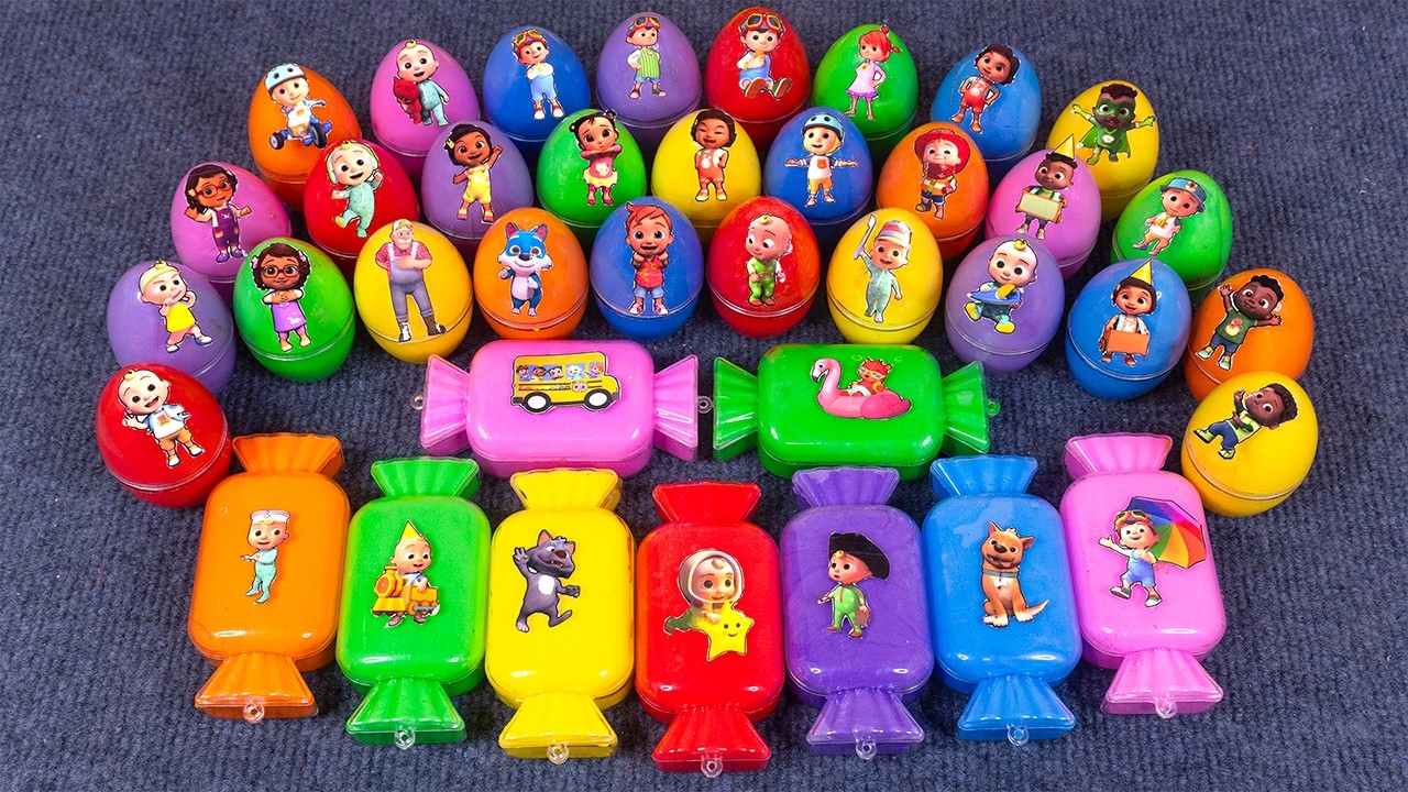 Pinkfong Clay Slime ASMR 💖✨ Colorful Glitter Bear Fun with Jeni and Bebefinn Asmr